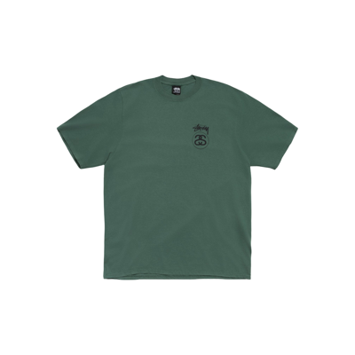 Stussy Stock Link Tee Pigment Dyed Pine