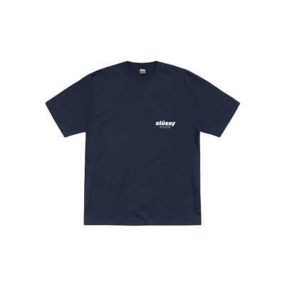 Stussy Rollers Tee Navy