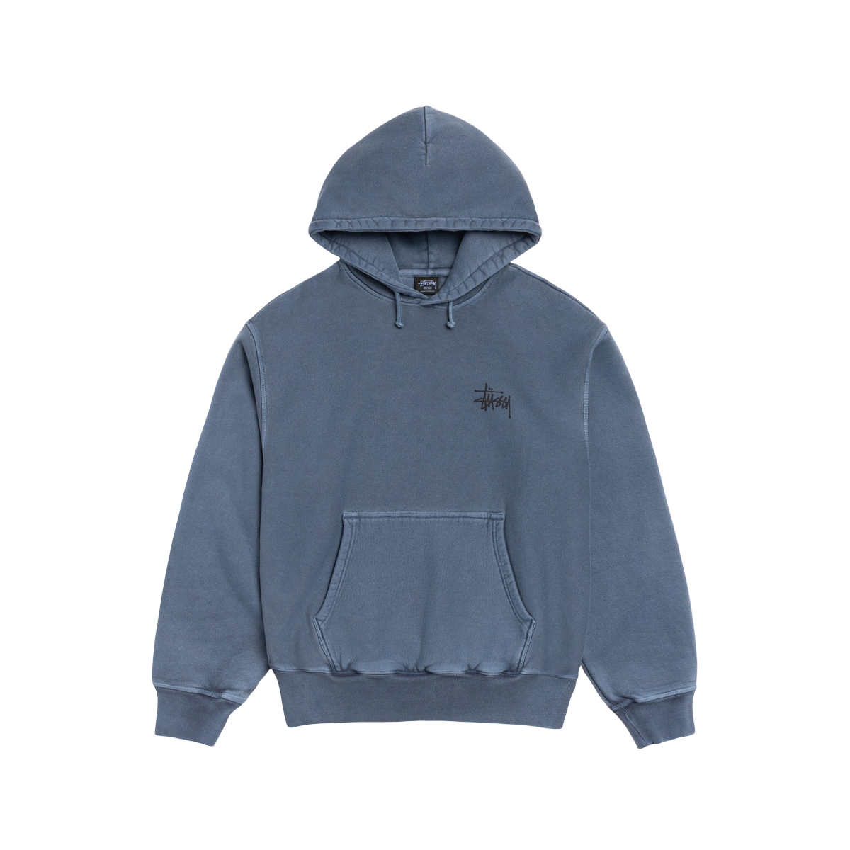 Stussy Smooth Stock Pigment Dyed Hoodie Navy