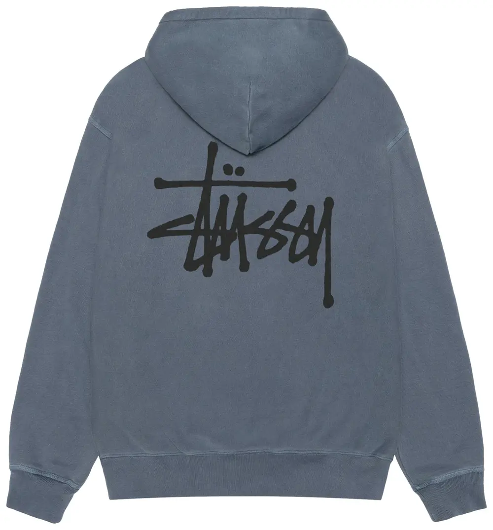 Thumbnail af Stussy Modern Age Pigment Dyed Zip Hoodie Navy 2