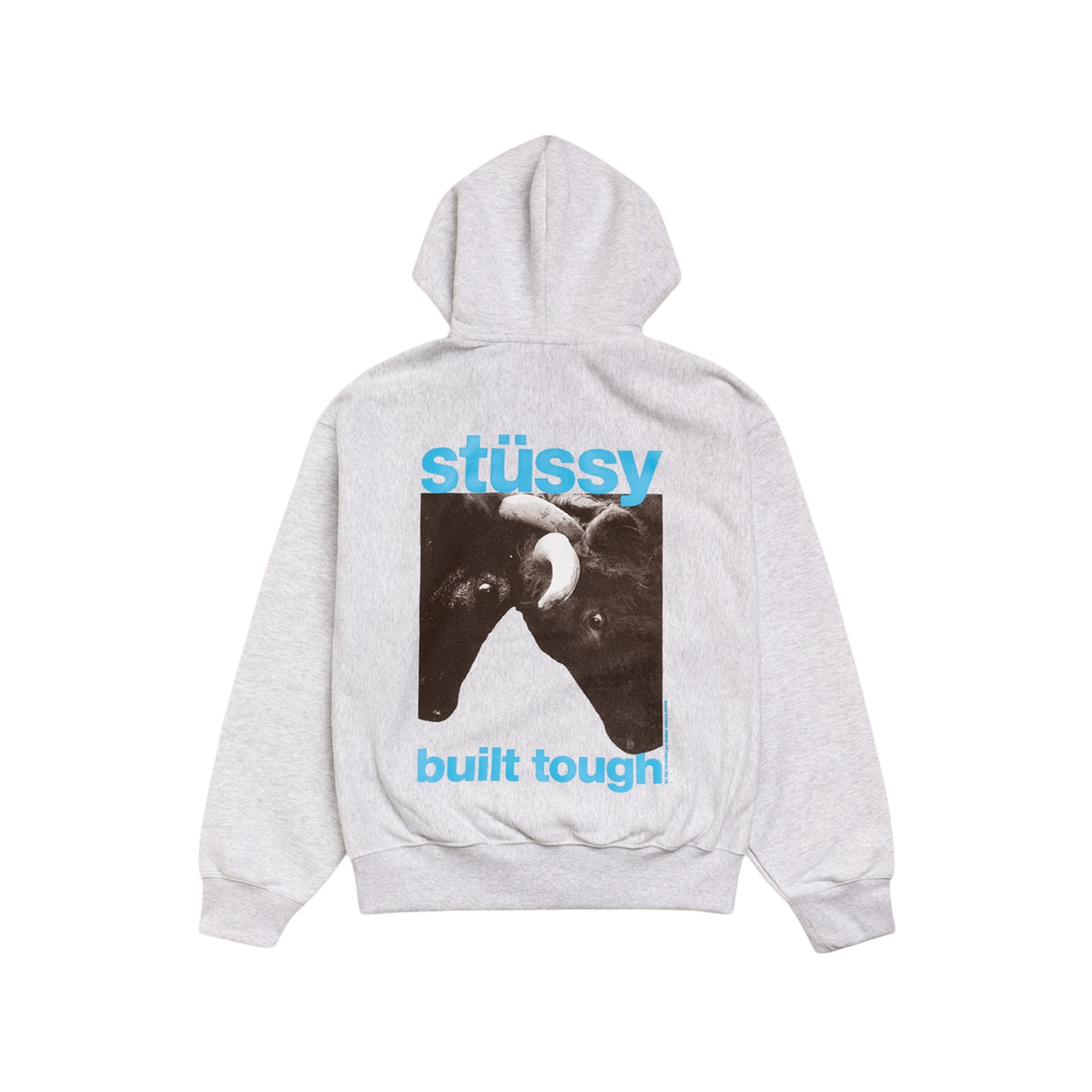 Thumbnail af Stussy Built Tough Zip Hoodie Ash Heather 2