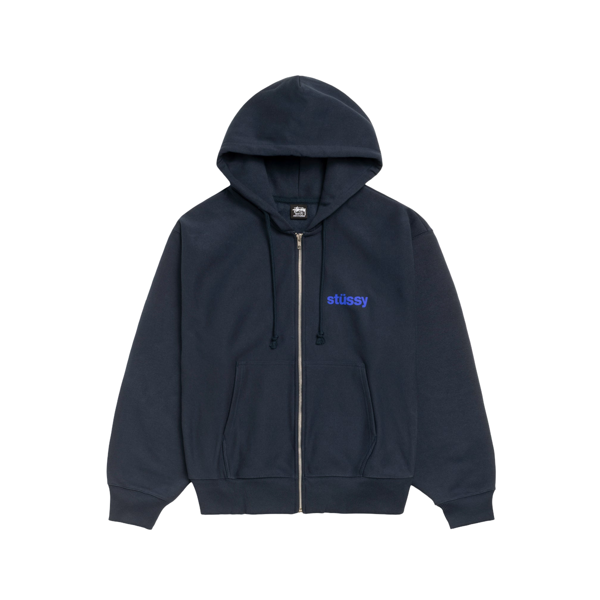 Stussy Built Tough Zip Hoodie Navy