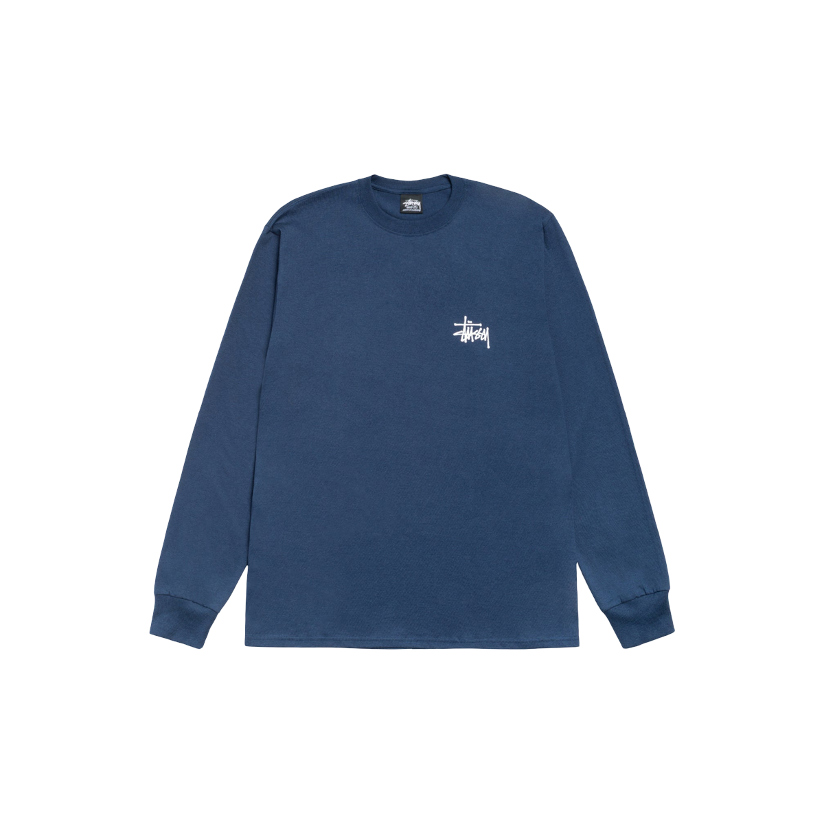 Stussy Basic LS Tee Navy