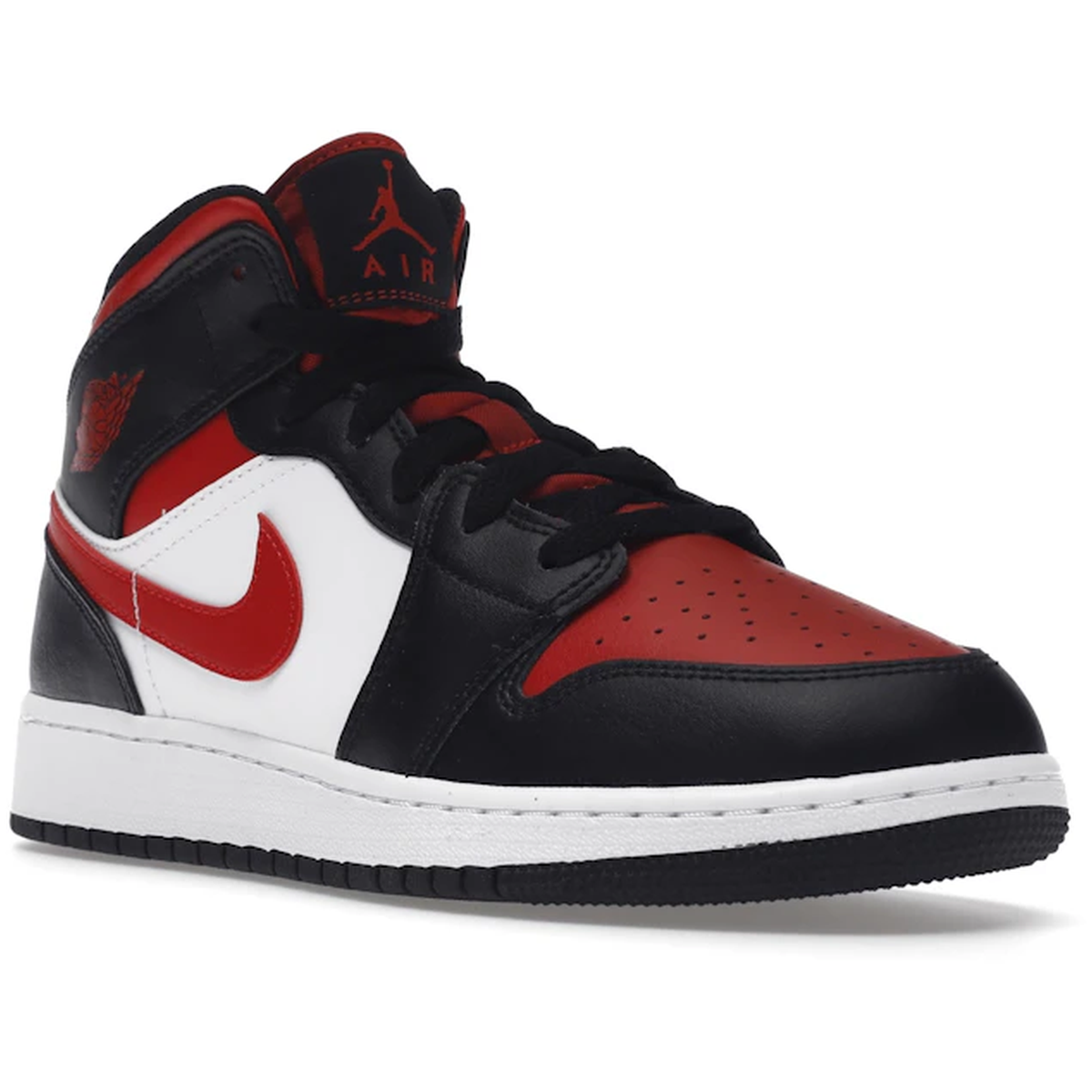 Thumbnail af Air Jordan 1 Mid Black Fire Red  2