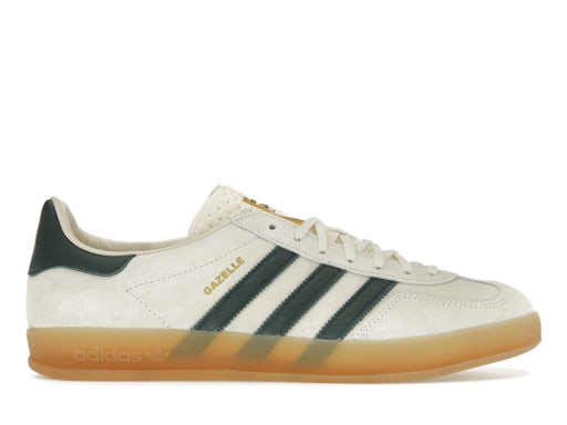 Adidas Gazelle Indoor Cream White Collegiate Green Gum