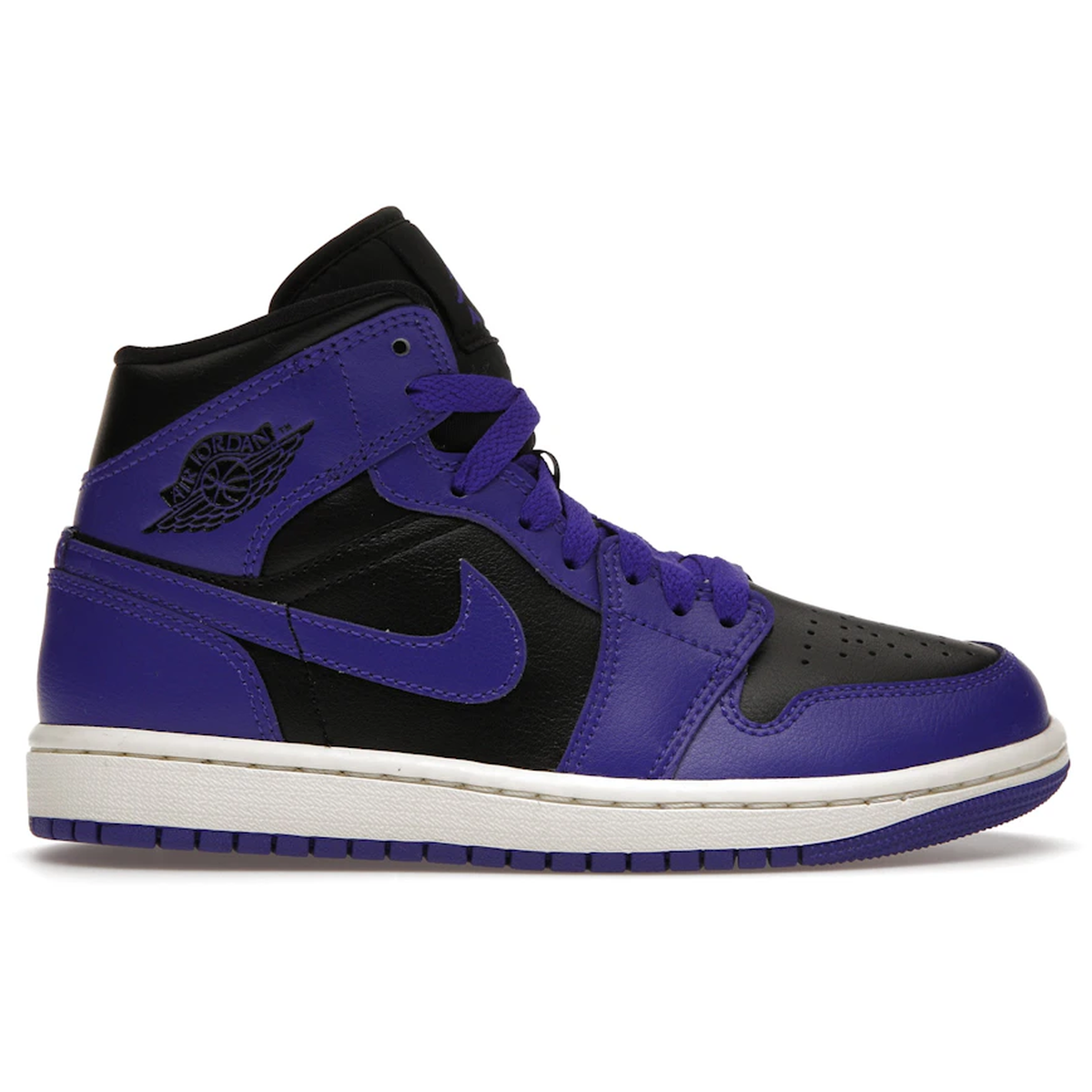 Air Jordan 1 Mid Purple Black