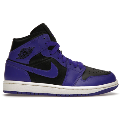 Air Jordan 1 Mid Purple Black