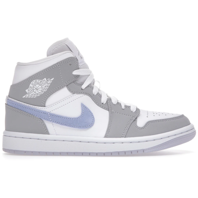 Air Jordan 1 Mid Wolf Grey Aluminum