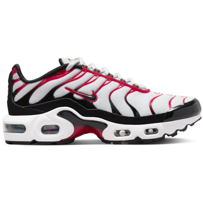 Nike Air Max Plus Pure Platinum Black White University Red 