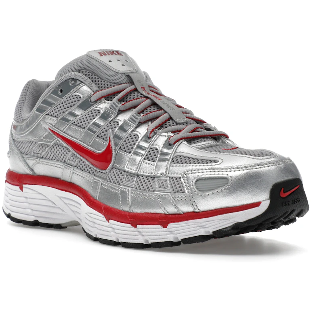 Thumbnail af Nike P-6000 Metallic Silver Gym Red 2