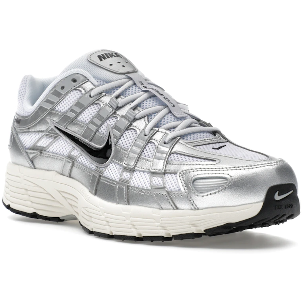Thumbnail af Nike P-6000 White Metallic Silver Flat Silver Black 2