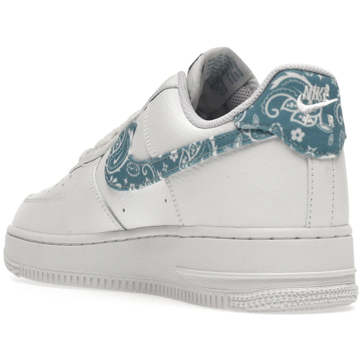 Thumbnail af Nike Air Force 1 White Worn Blue Paisley 4