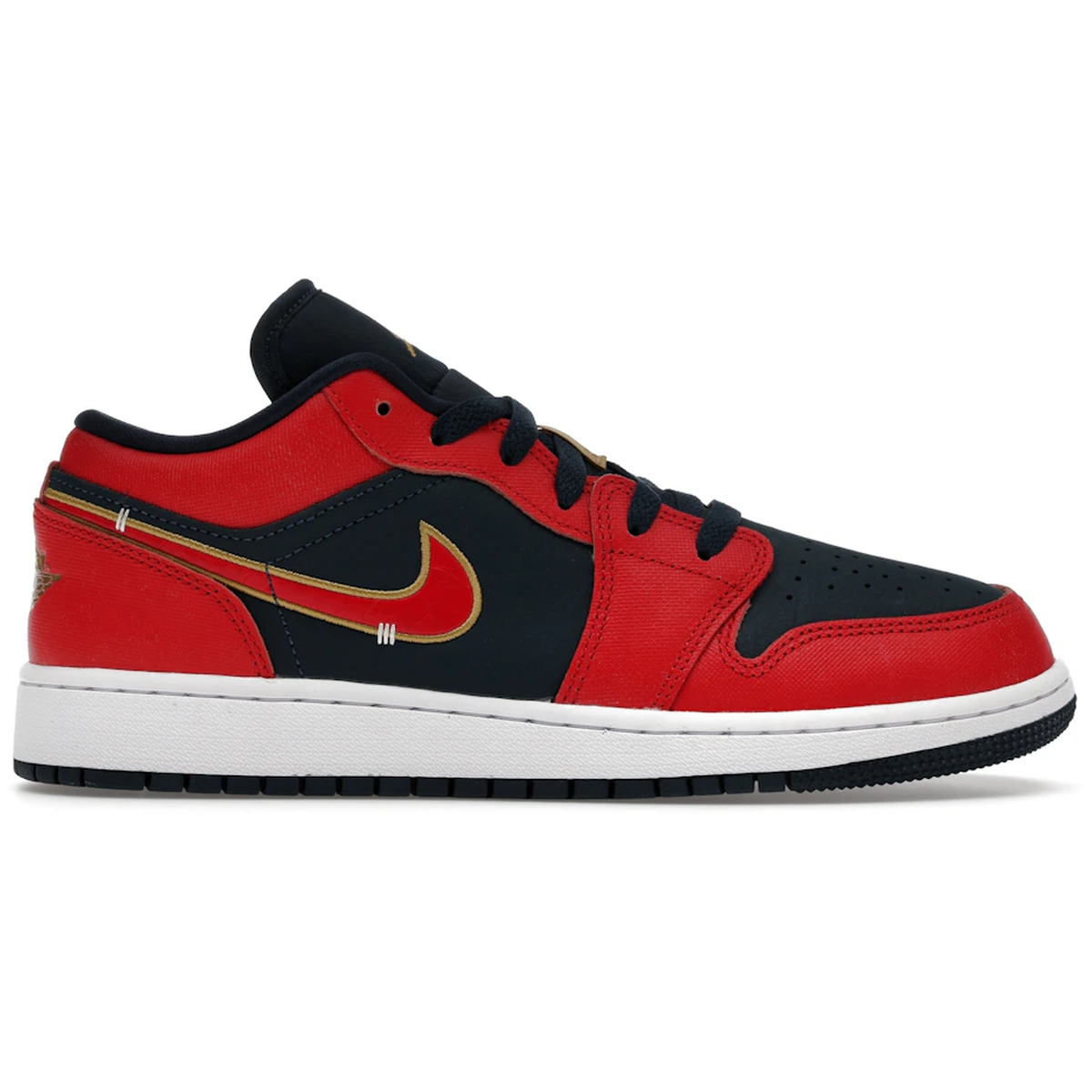 Air Jordan 1 Low Armory Navy Sport Red 