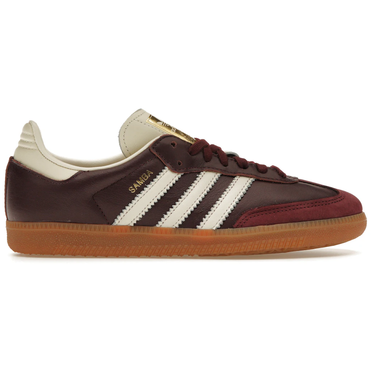 Adidas Samba Maroon Metallic Gold