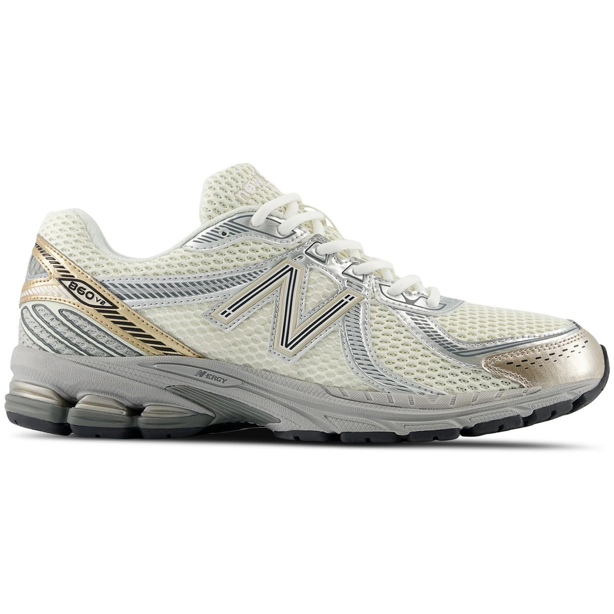 New Balance 860v2 Sea Salt Gold Metallic