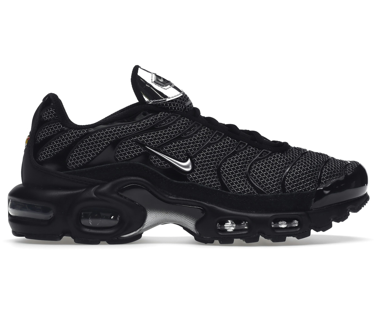 Nike Air Max Plus Black Suede Silver