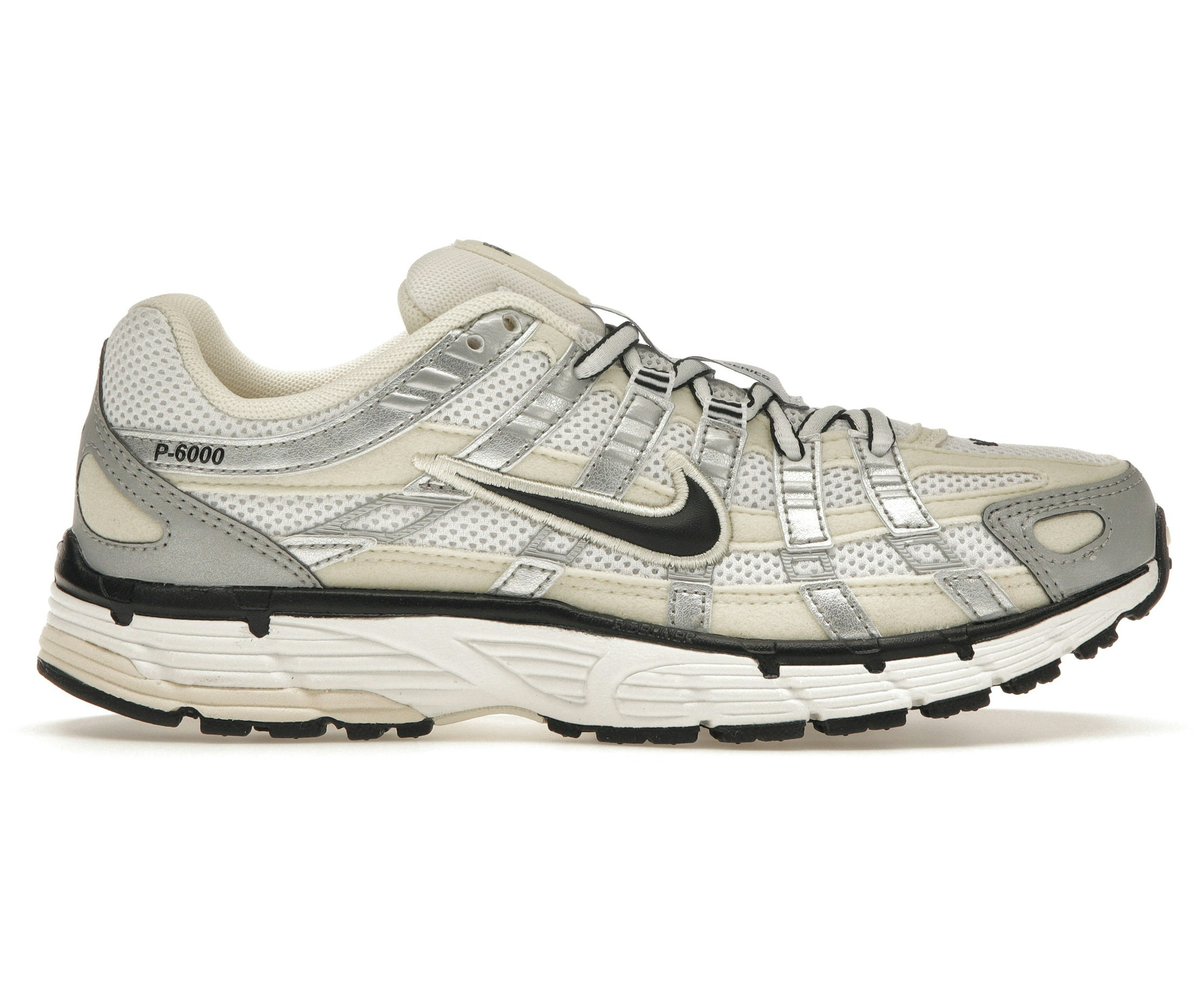 Nike P-6000 Coconut Milk Metallic Silver
