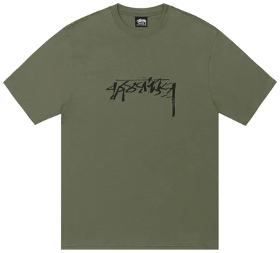 Stussy Sliced Tee Olive
