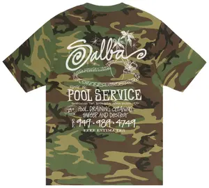 Thumbnail af Stussy Pool Service Pigment Dyed Tee Camo 2