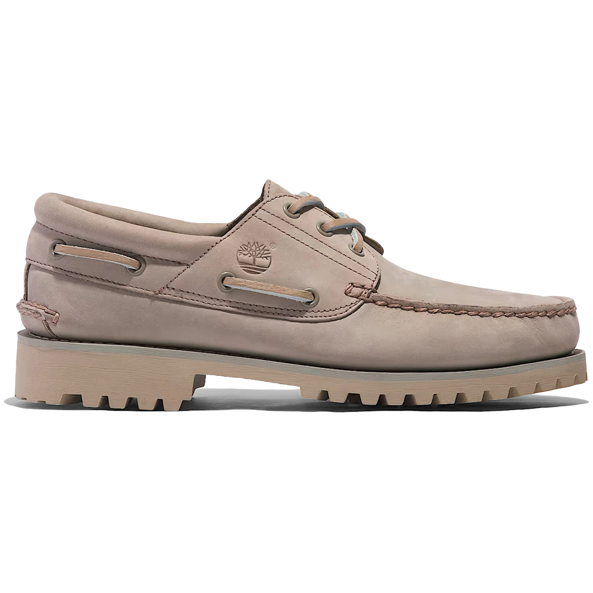 Timberland 3-Eye Lug Handsewn Boat Shoe Taupe