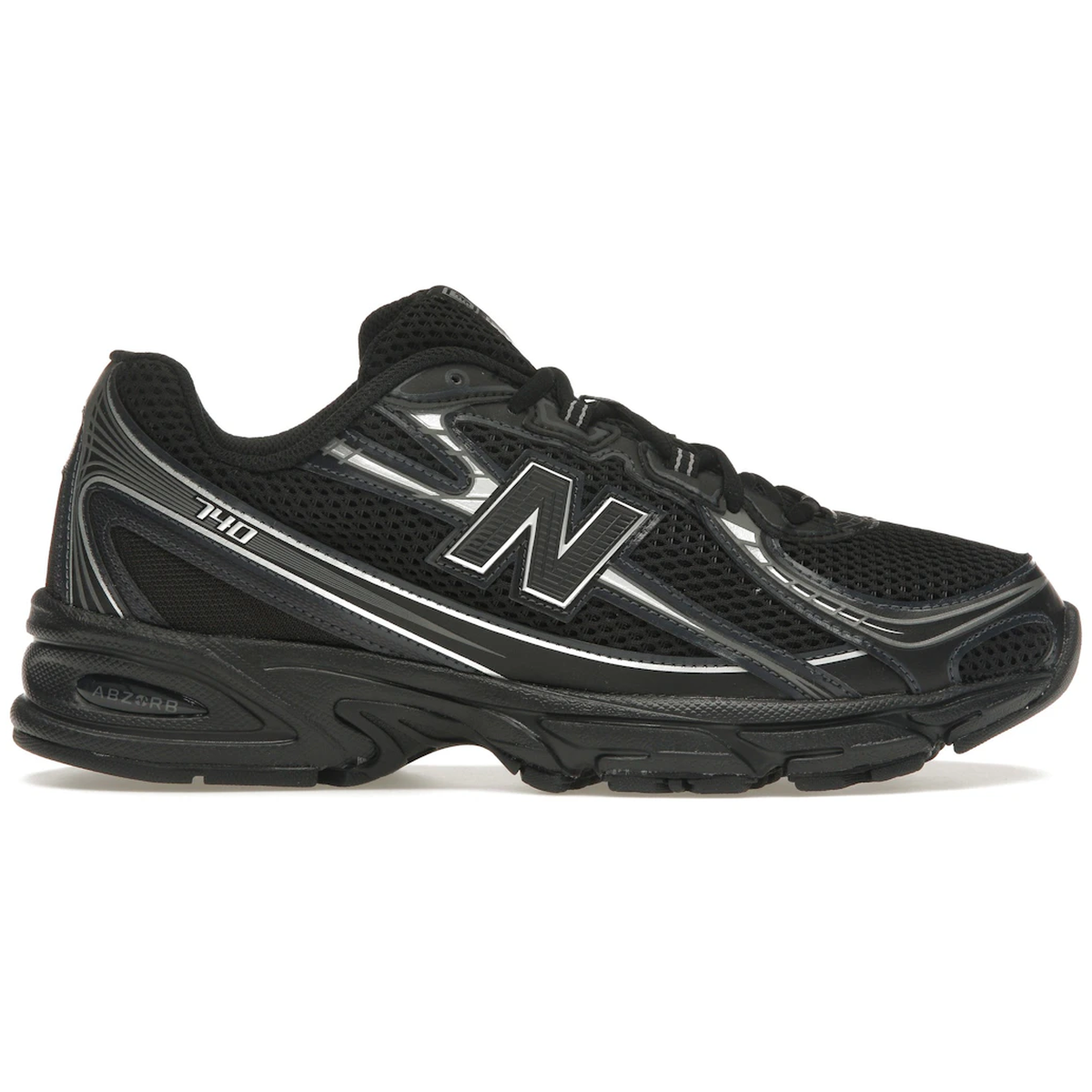 New Balance 740v2 Black Grey Silver