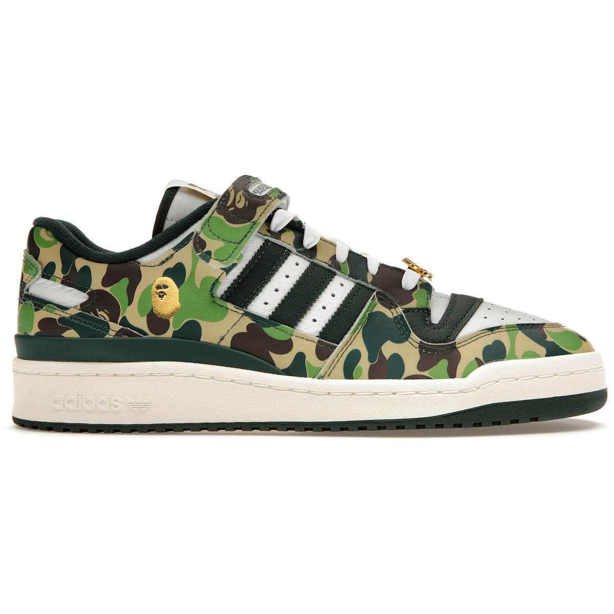Adidas Forum 84 Low Bape 30th Anniversary Green Camo