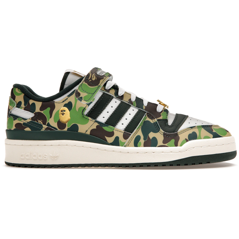Adidas Forum 84 Low Bape 30th Anniversary Green Camo