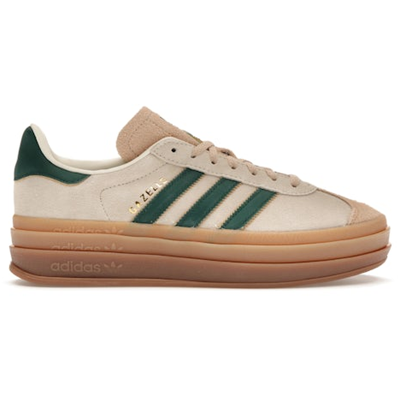 Adidas Gazelle Bold Magic Beige Collegiate Green