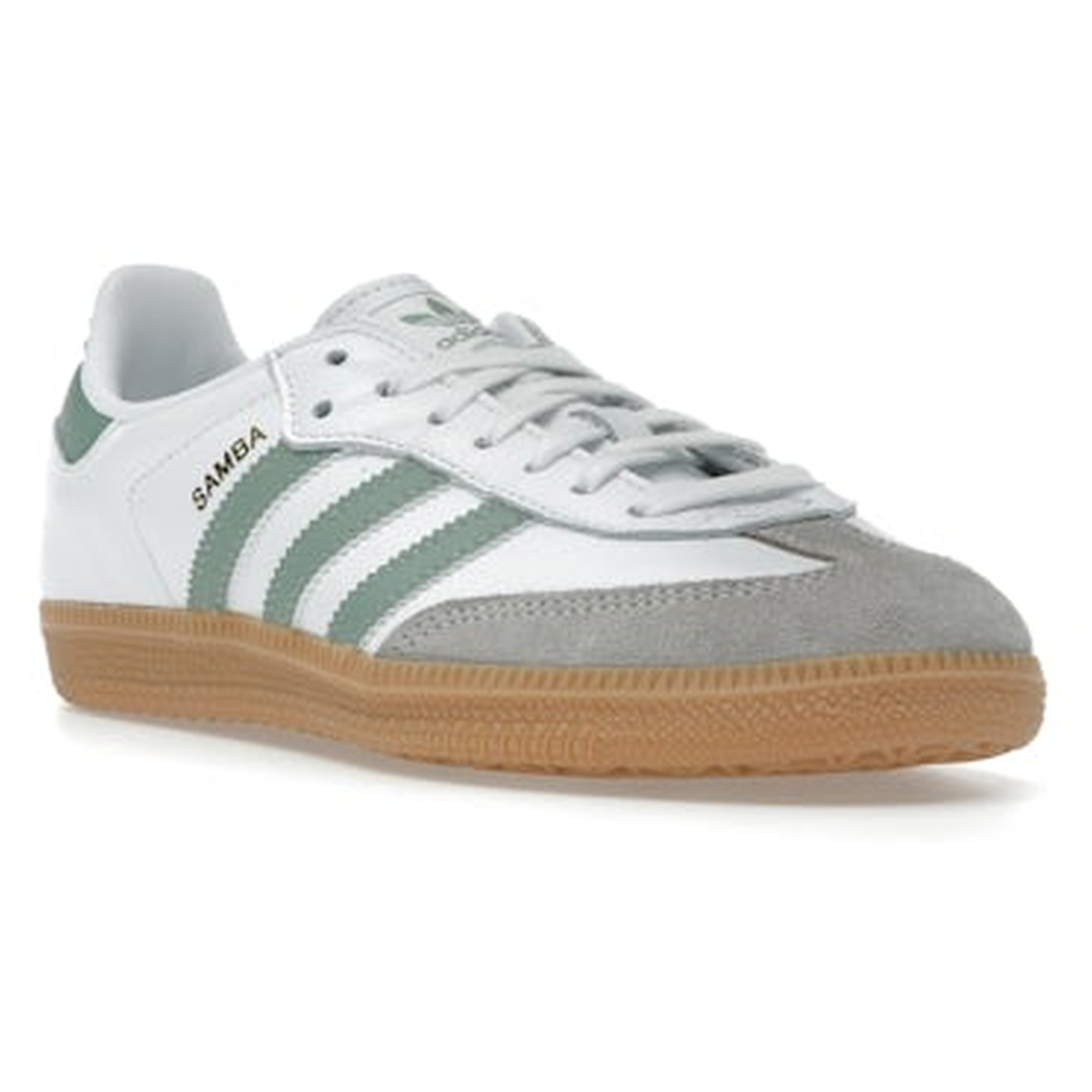 Thumbnail af Adidas Samba OG Cloud White Silver Green 2