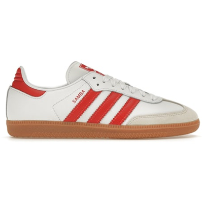 Adidas Samba OG White Solar Red Gum