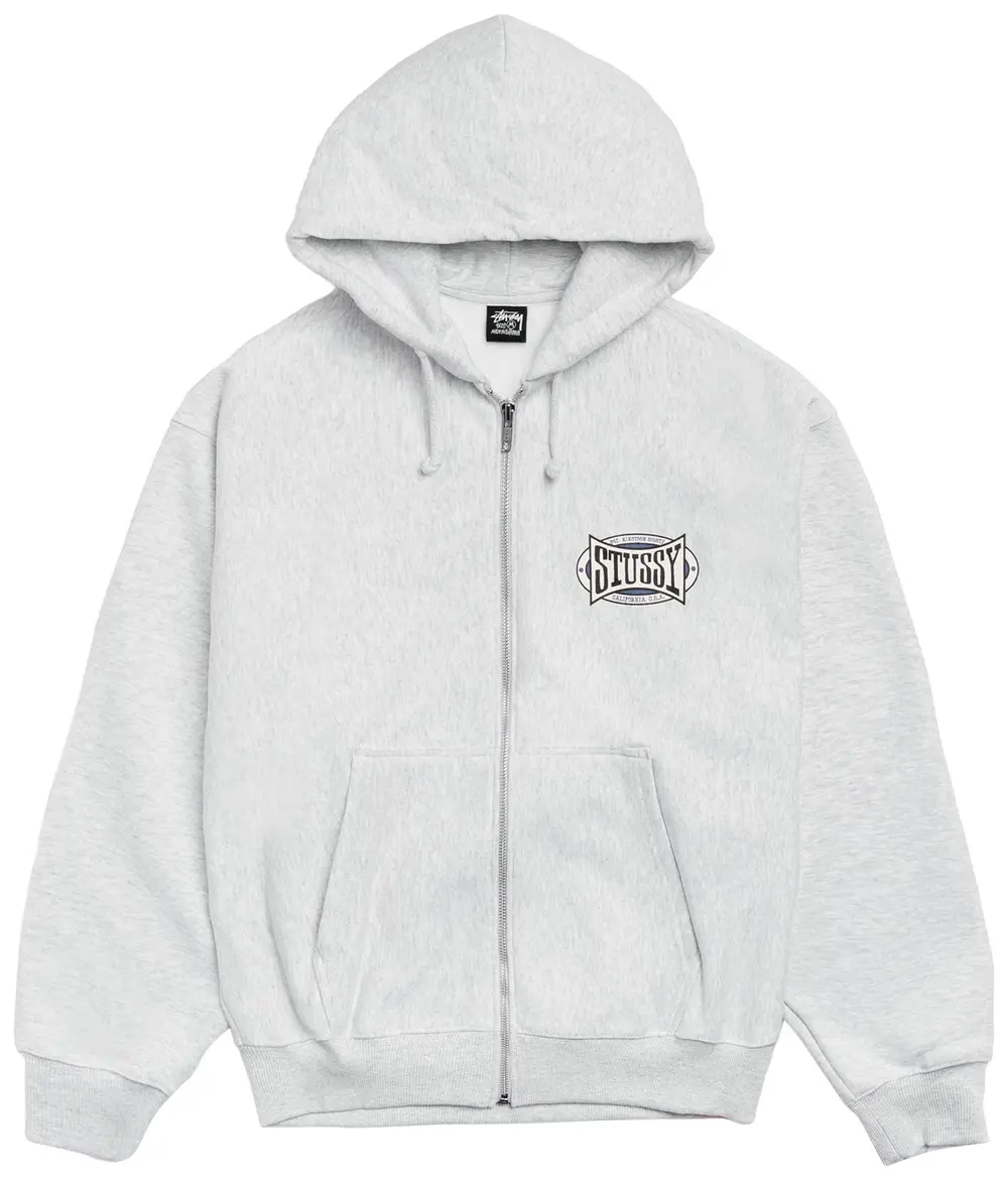 Thumbnail af Champion Oval Zip Hoodie Ash Heather 2