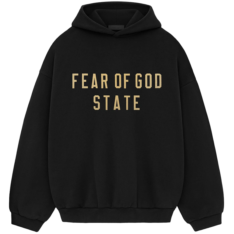 Fear of God Essentials Fleece Hoodie Black