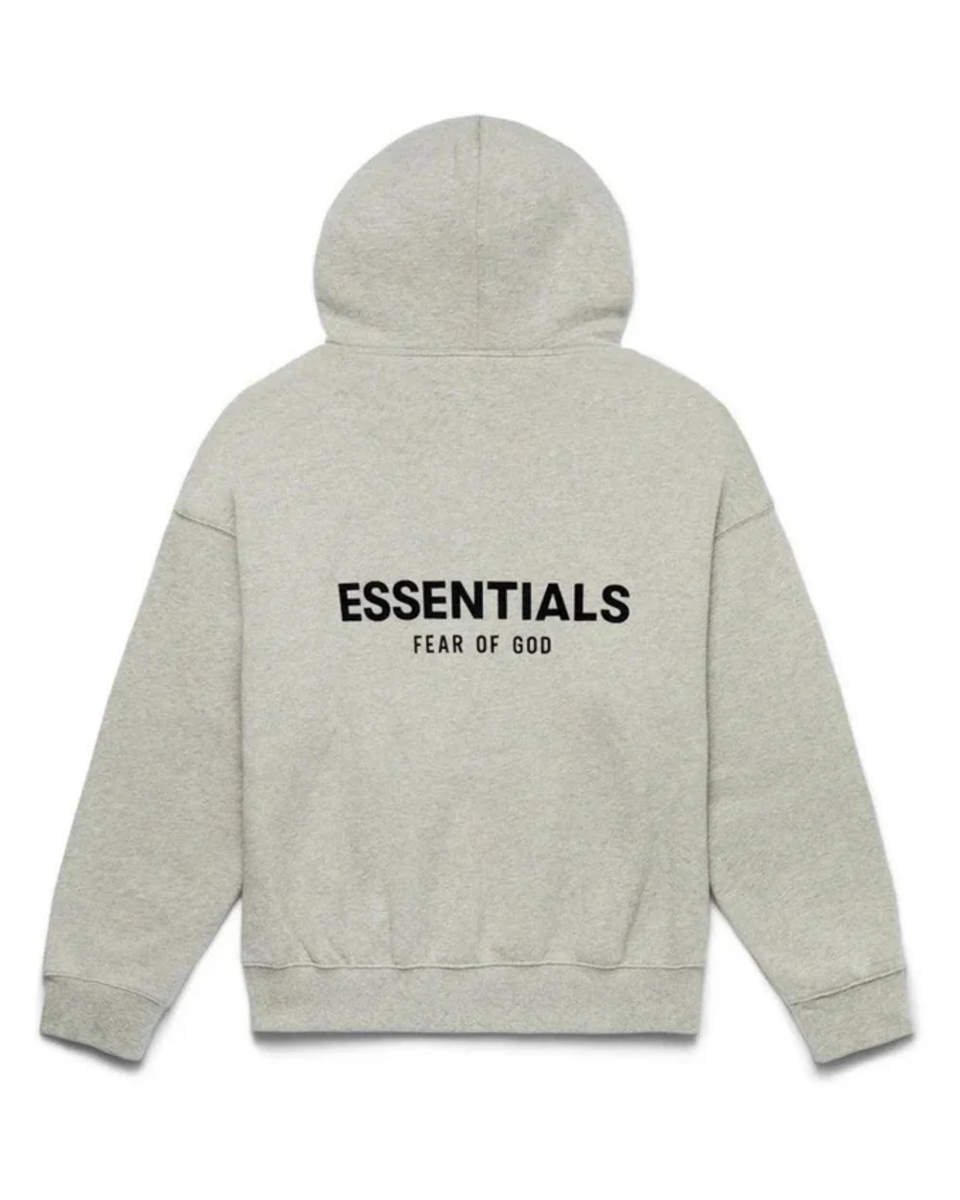 Fear of God Essentials Hoodie Dark Oatmeal SS22