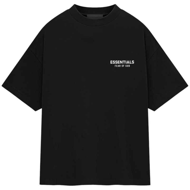Fear of God Essentials Jersey Crewneck T-Shirt Black
