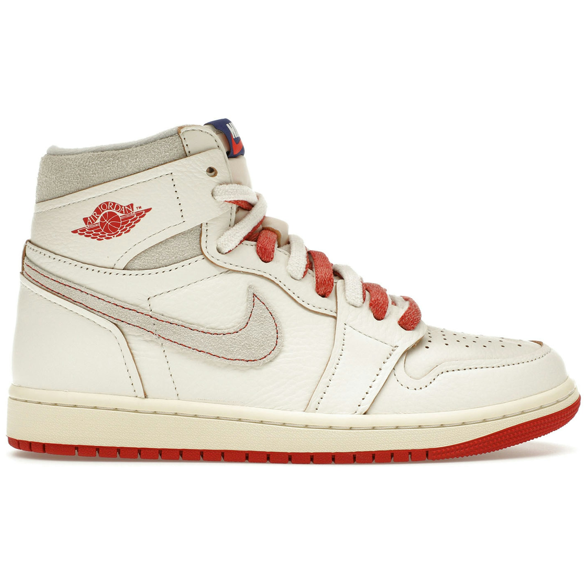 Air Jordan 1 Retro High Rare Air Sail Cinnabar