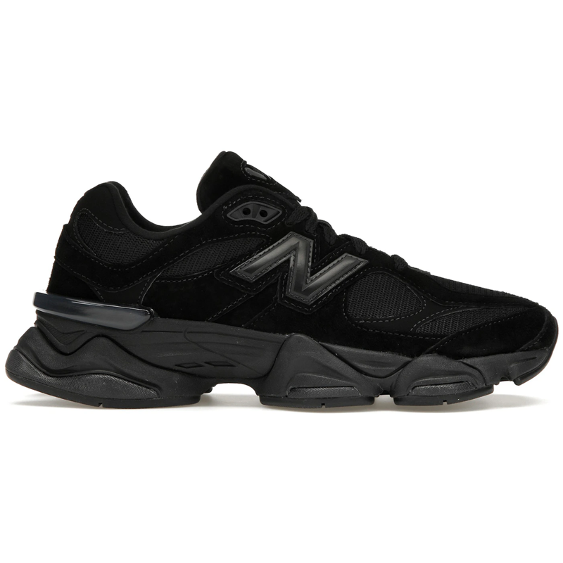 New Balance 9060 Triple Black Leather