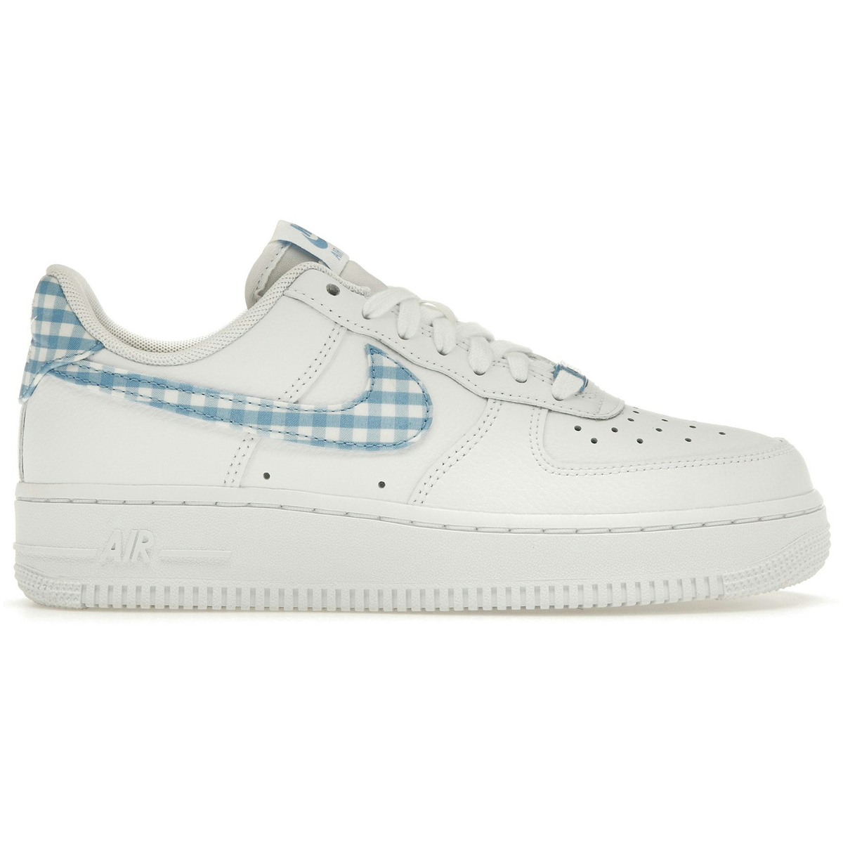 Nike Air Force 1 Low '07 Essential White University Blue Gingham
