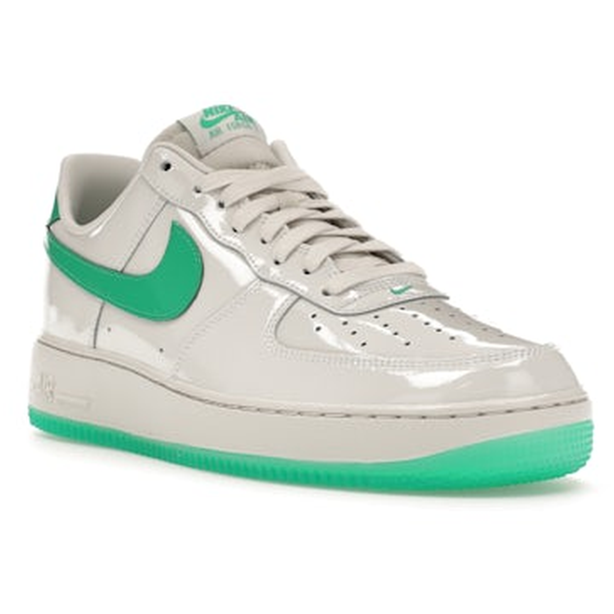 Thumbnail af Nike Air Force 1 Low '07 Patent Platinum Tint Stadium Green 2