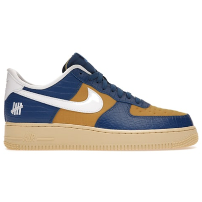 Nike Air Force 1 Low SP Undefeated 5 On It Blue Yellow Croc