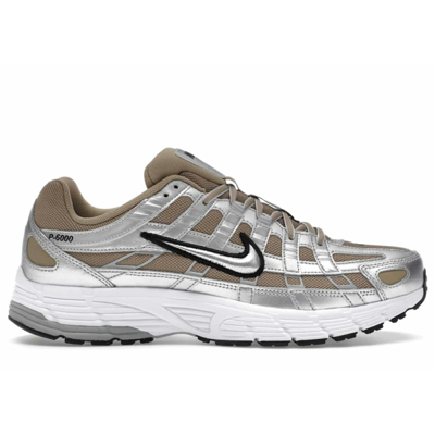 Nike P-6000 Khaki Metallic Silver