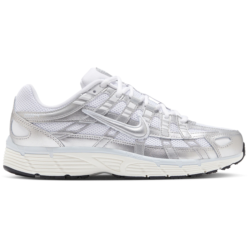 Nike P-6000 White Blue Tint Sail Metallic Silver