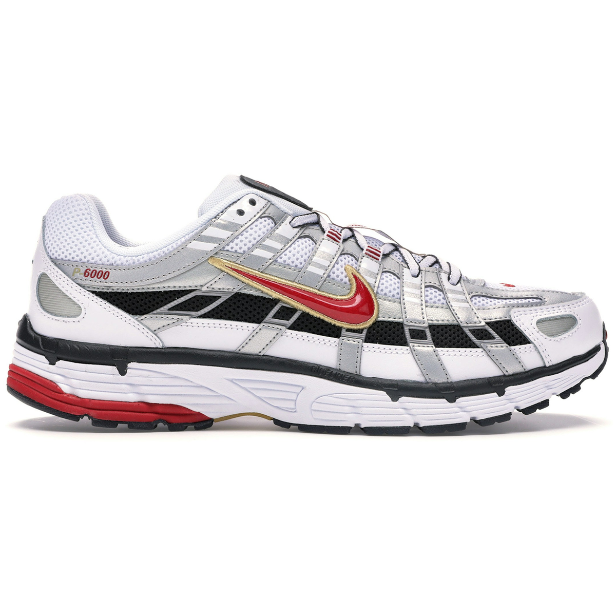 Nike P-6000 White Gold Red