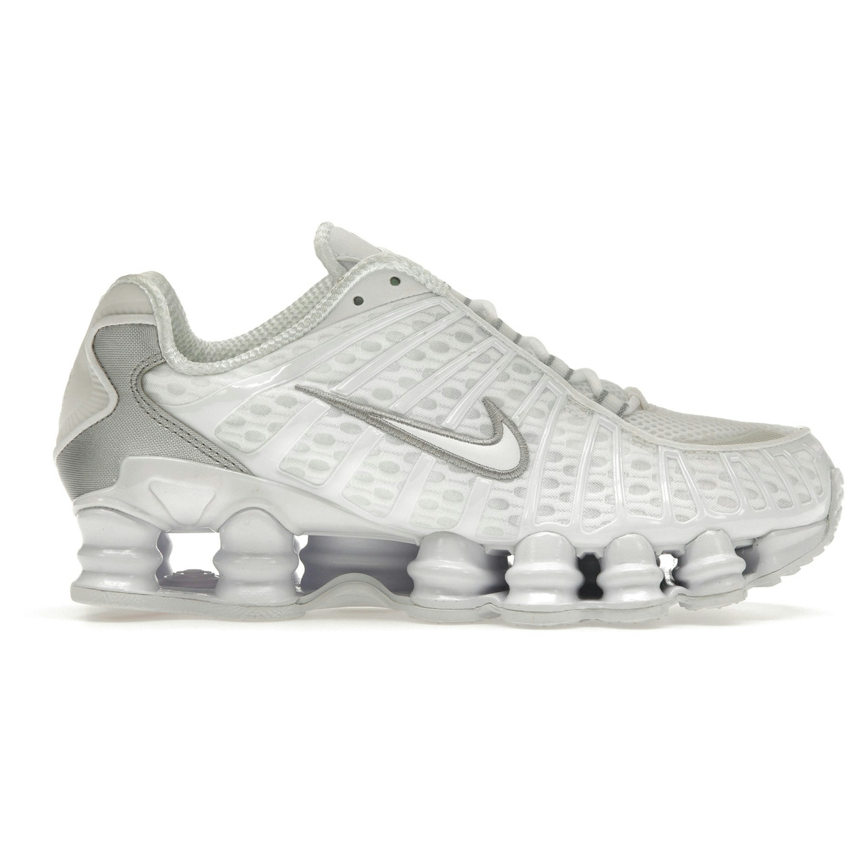 Nike Shox TL White Metallic Silver Max Orange