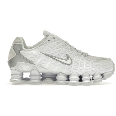 Nike Shox TL White Metallic Silver Max Orange