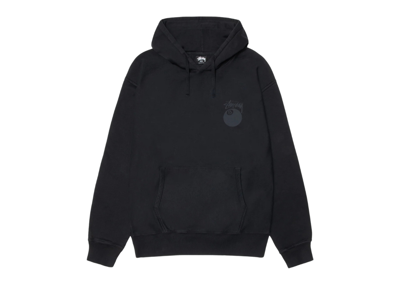 Stussy 8 Ball Hoodie Pigmeny Dyed Black