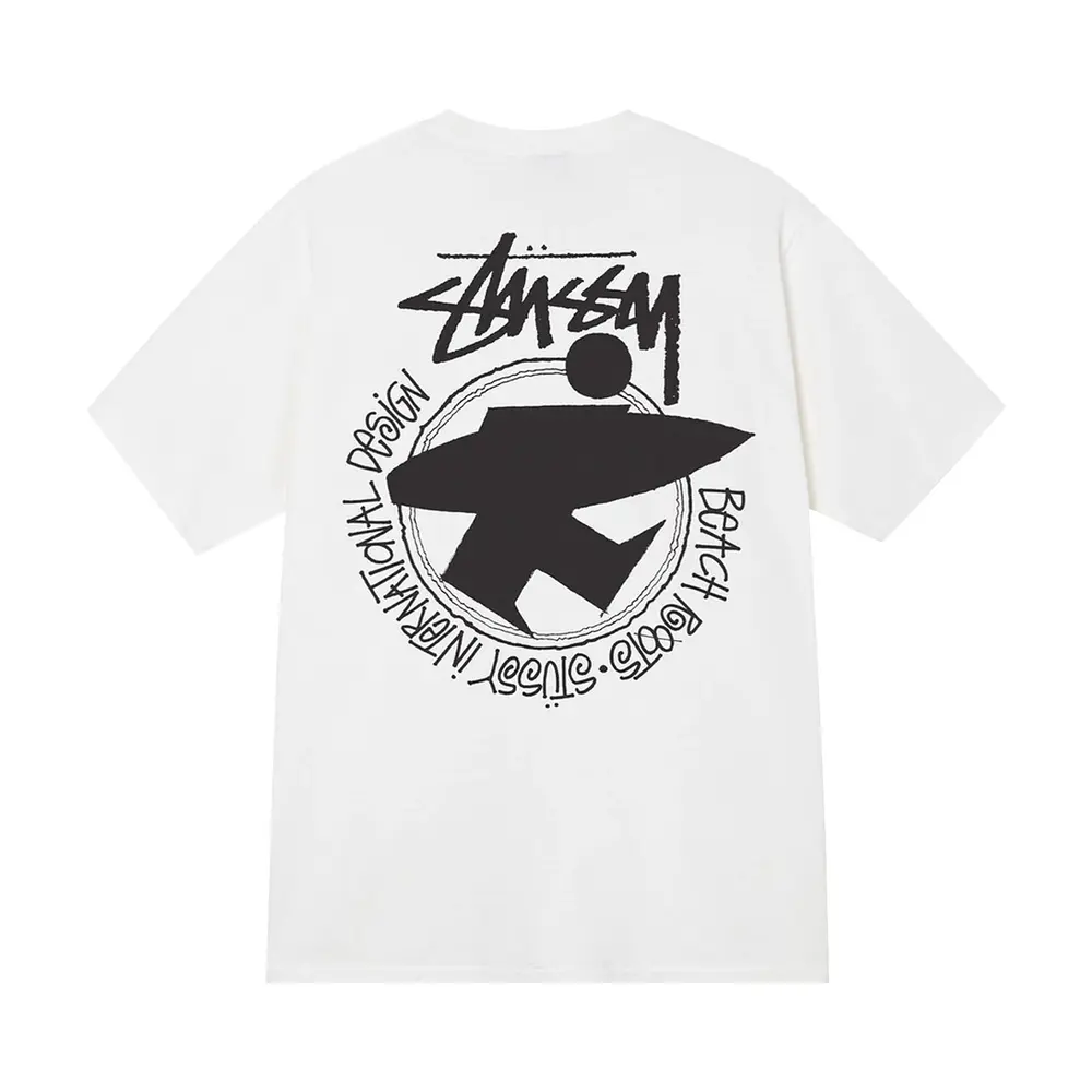 Stussy Beach Roots Pigment Dyed Tee Natural