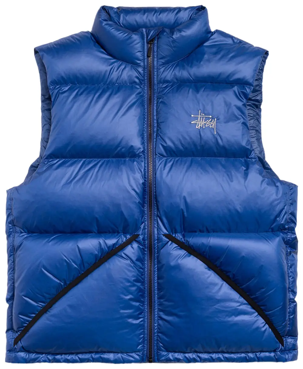 Stussy Micro Ripstrop Down Vest Royal