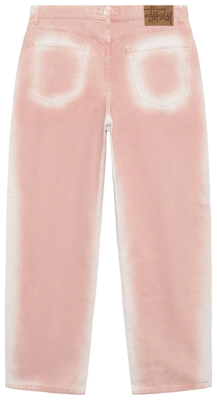 Stussy Spray Dye Big Ol Jeans Faded Pink