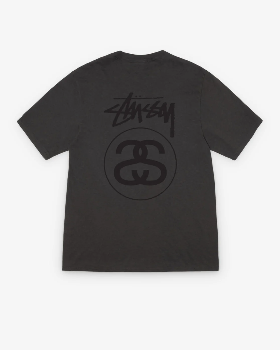 Thumbnail af Stussy Stock Link Tee Pigment Dyed Black 2