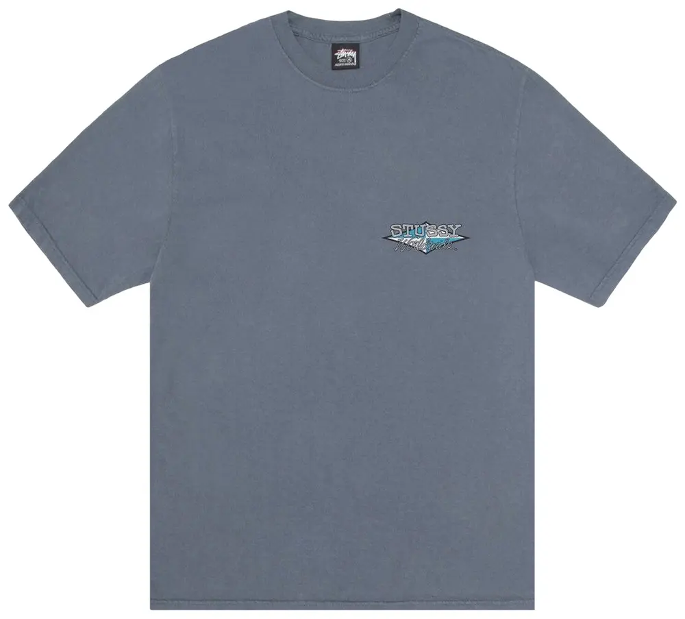 Thumbnail af Stussy Worldwide Diamond PiG Dyed Tee Navy 2